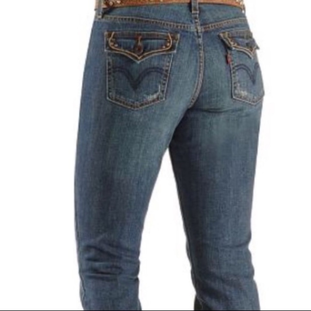2/$15🍂 Levi’s Bootcut 515 Studded Pocket Jeans
